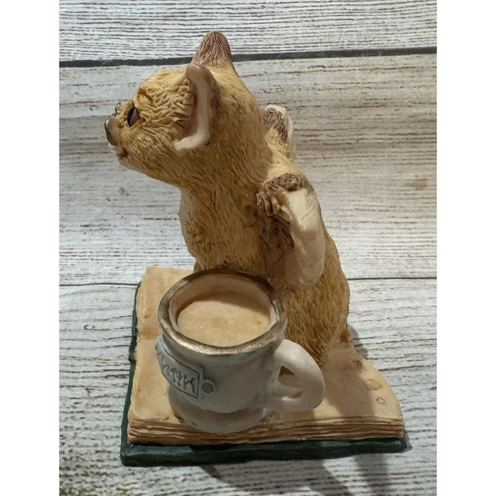 HTF Whimsical World of Pocket Dragons The Library Cat with Original Box Tub18